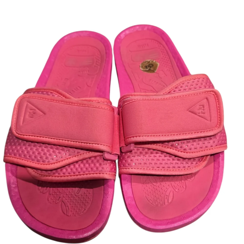 Adidas X Pharrell Williams Pink Chancleta HU Boost Slide Sandal Men’s Size‎ 8